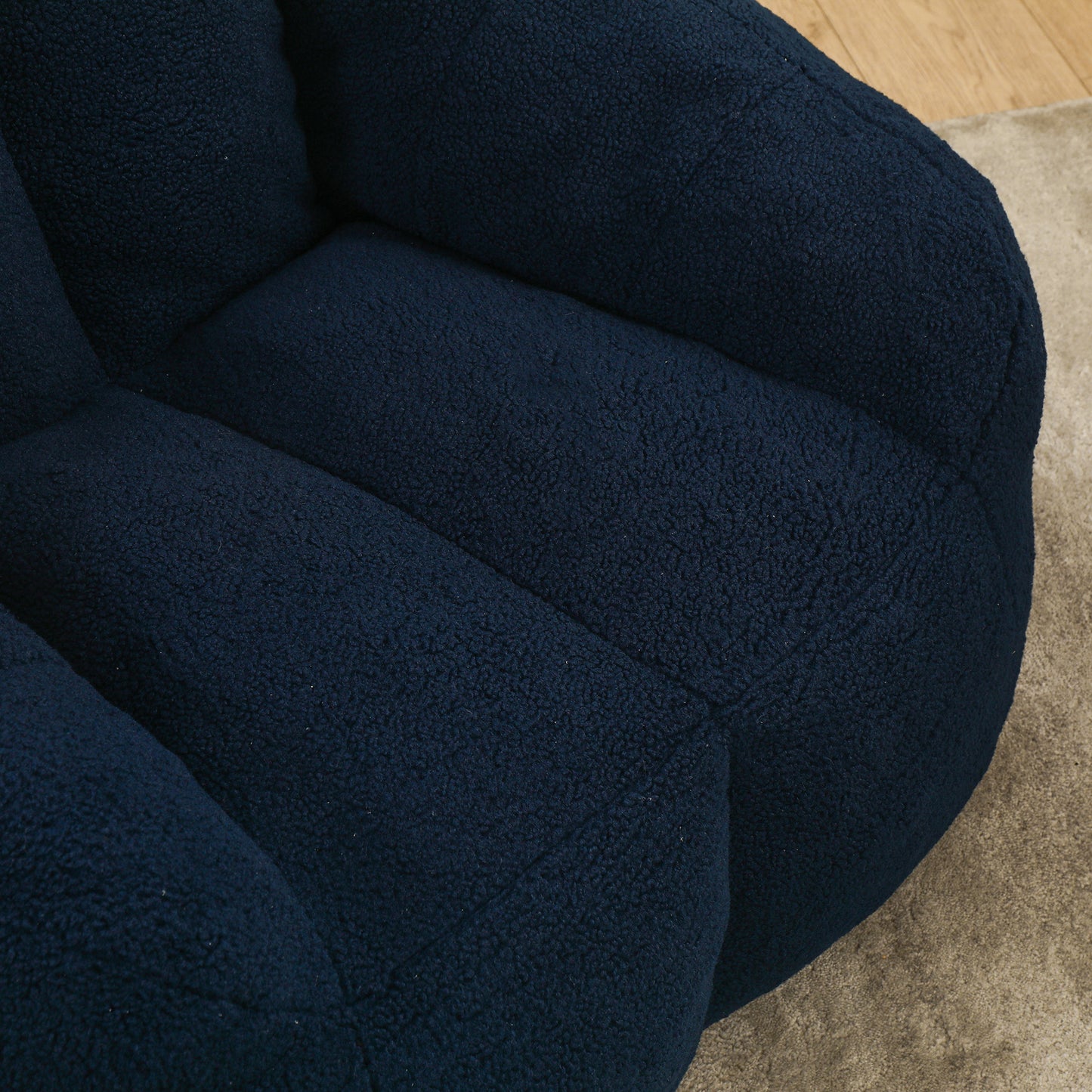 Bean Bag Chair With Filler, Sofa Tufted Soft Stuffed Filling, Fluffy