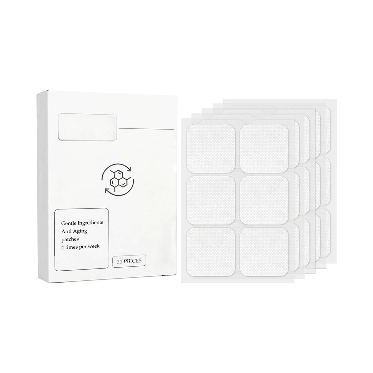 Anti-Aging Face Patch Set - 30pcs Skin Rejuvenation & Wrinkle Reduction