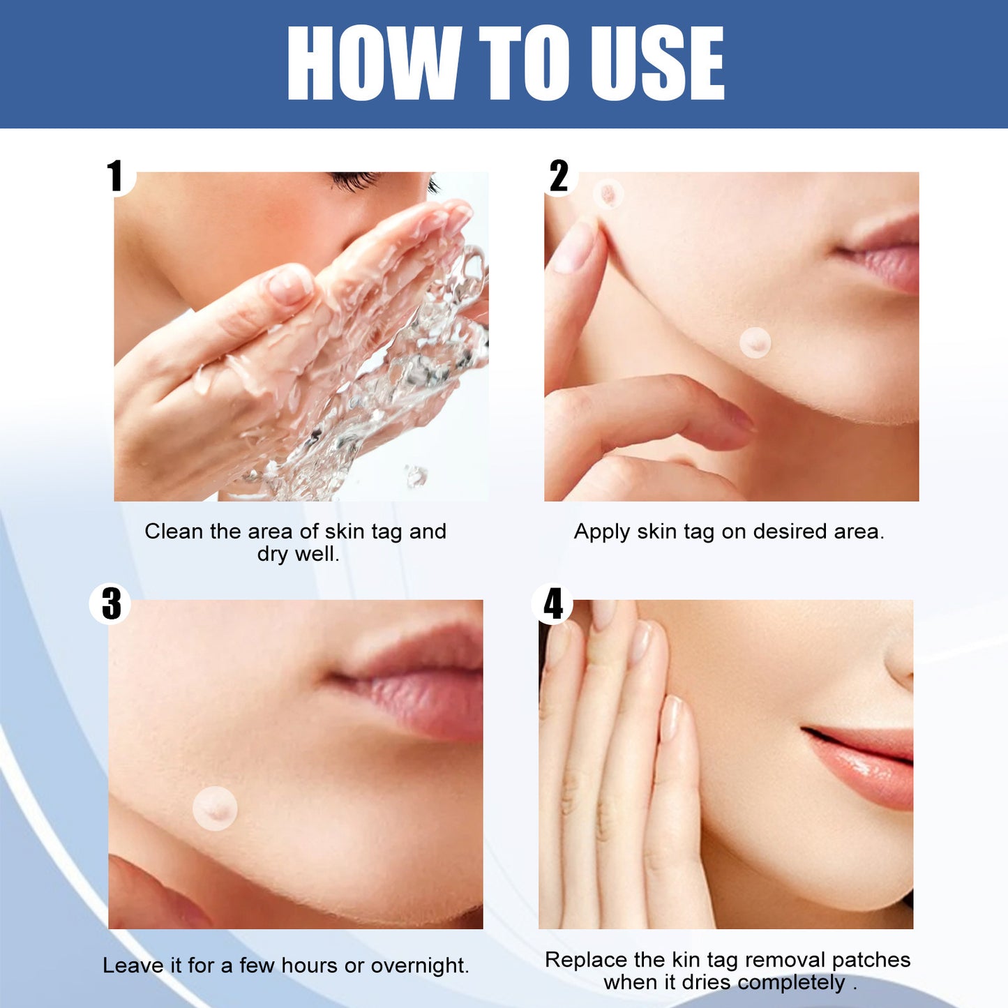 Body Care Patches for Skin Cleansing & Moisturizing - 144 Patches