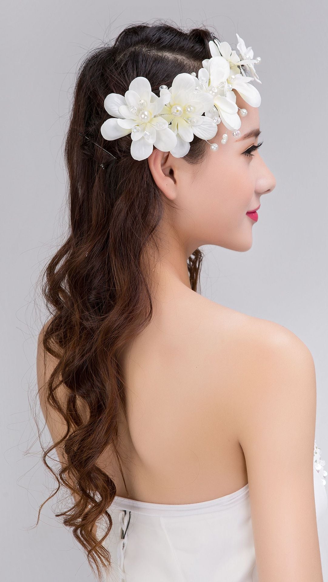 Pearl Bride Headdress - Flower Crown