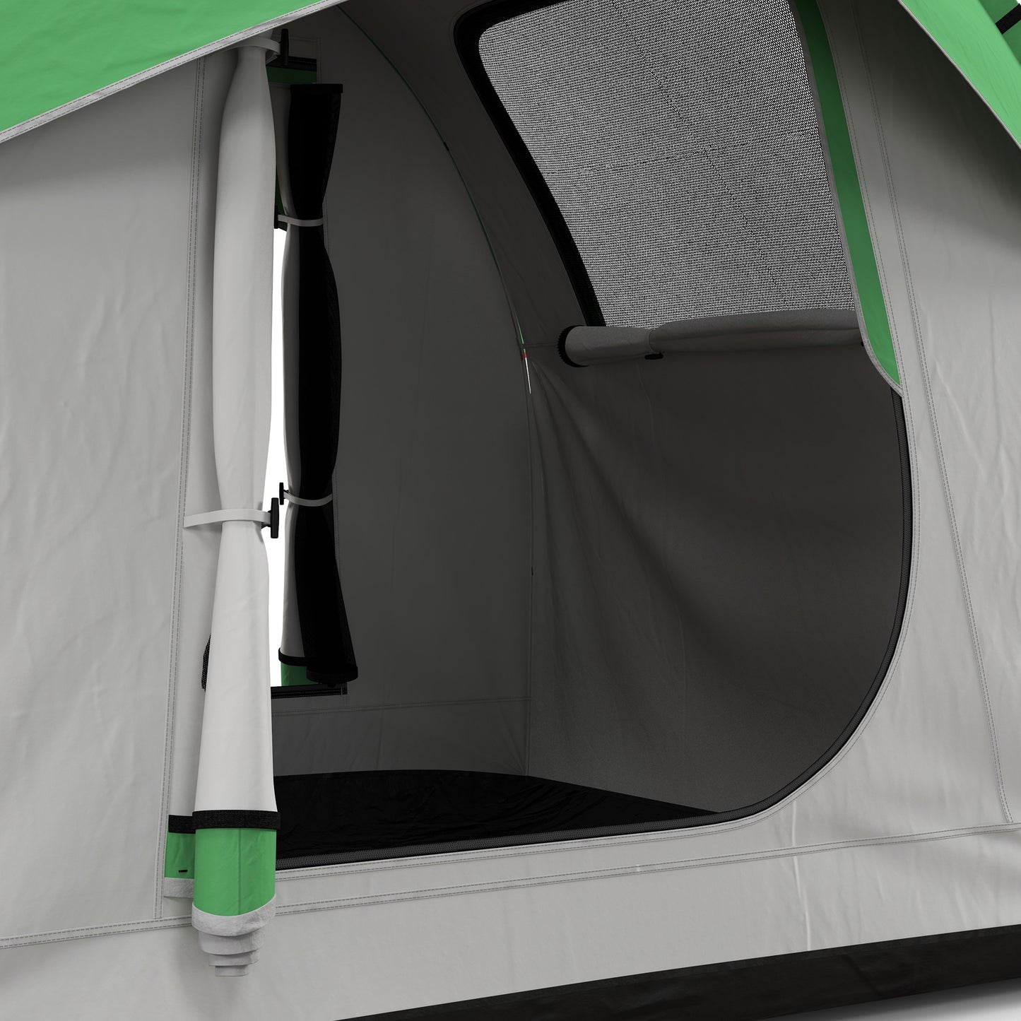 Waterproof SUV Tent for 5-6 Person Camping - Gray & Green