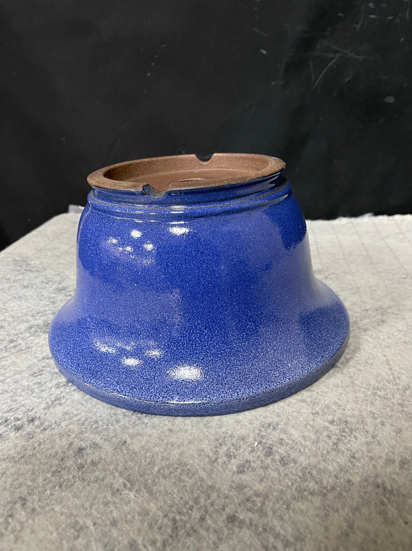 Handmade Yixing Purple Clay Plant Basin - Indoor & Outdoor Use