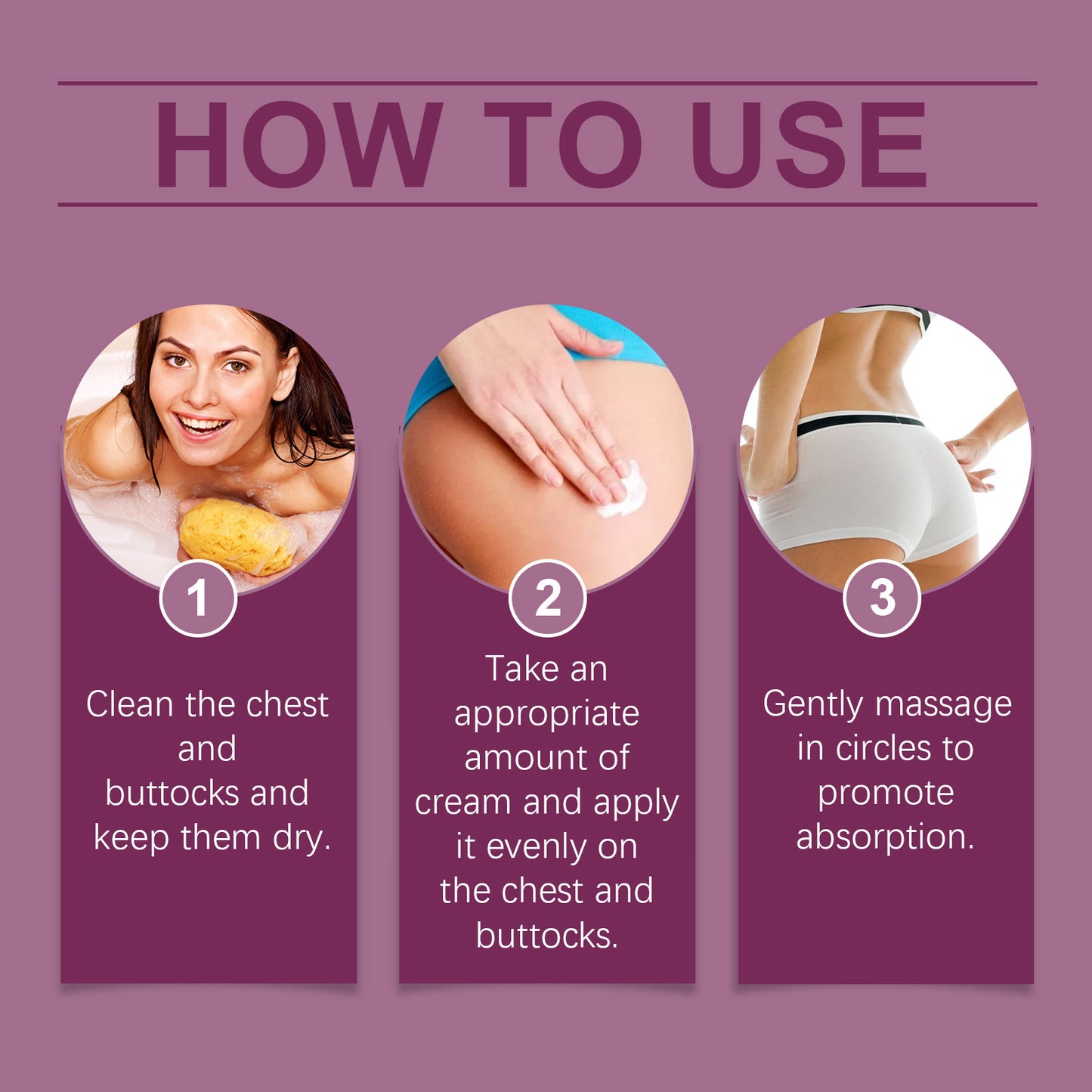 Firming Buttock and Breast Care Cream - Moisturizing Body Tightening Lotion