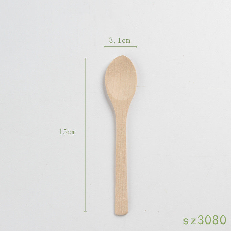 Solid Wood Honey Spoon - Japanese Style Kitchen Utensil