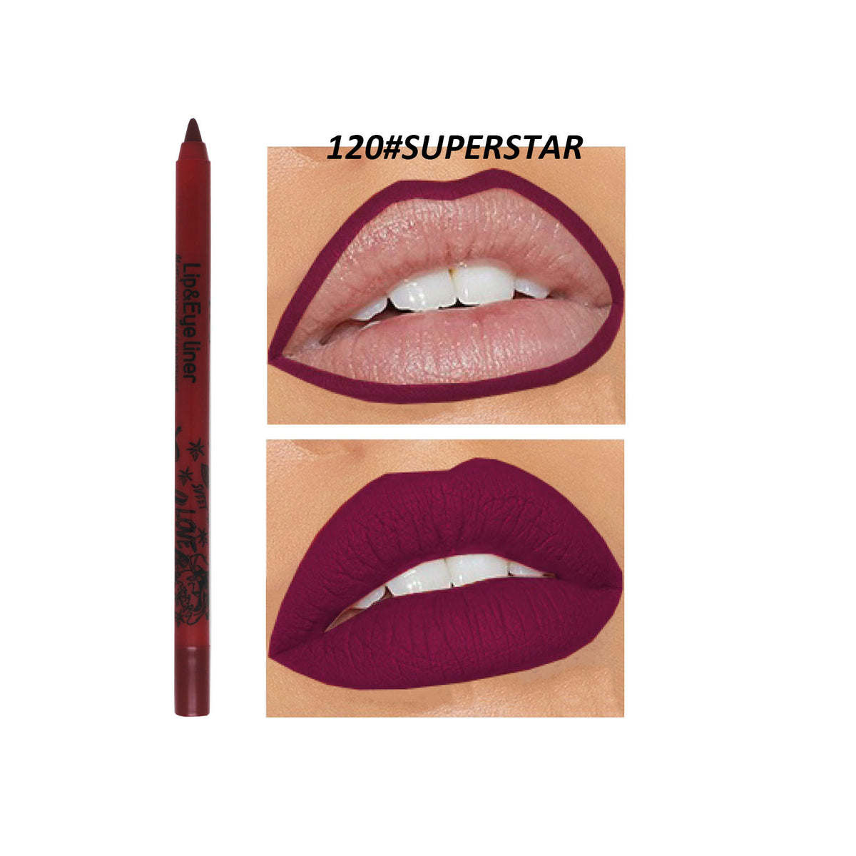 Matte Lip Liner - Discoloration Resistant Outline Lipstick 20 Colors