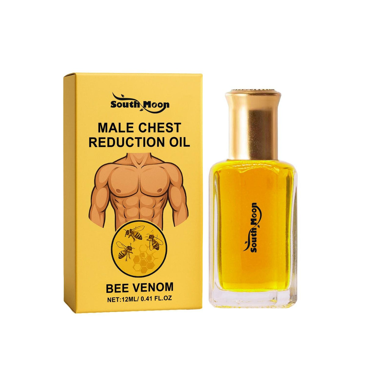Male Chest Reduction Oil