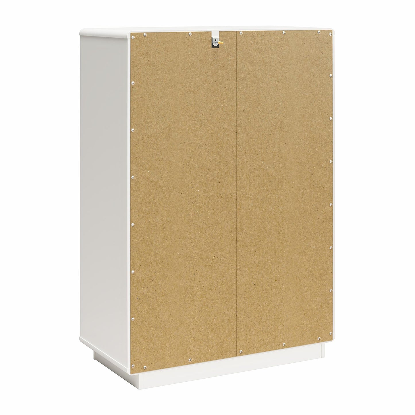 5-Drawer Dresser in White & Gray - Modern Storage Solution