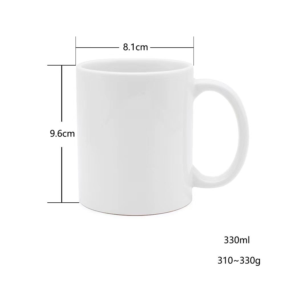 Sublimation Mug Heat Transfer Ceramic Cup 330ml - Creative Drinkware
