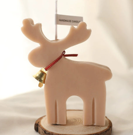 Christmas Animal-Shaped Aromatherapy Candle with Soy Wax - Festive Home Decor