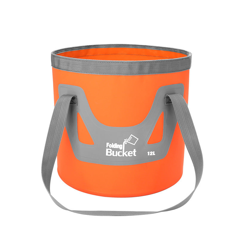 Collapsible Waterproof Travel Bucket - Multi-Color 12L-20L Storage