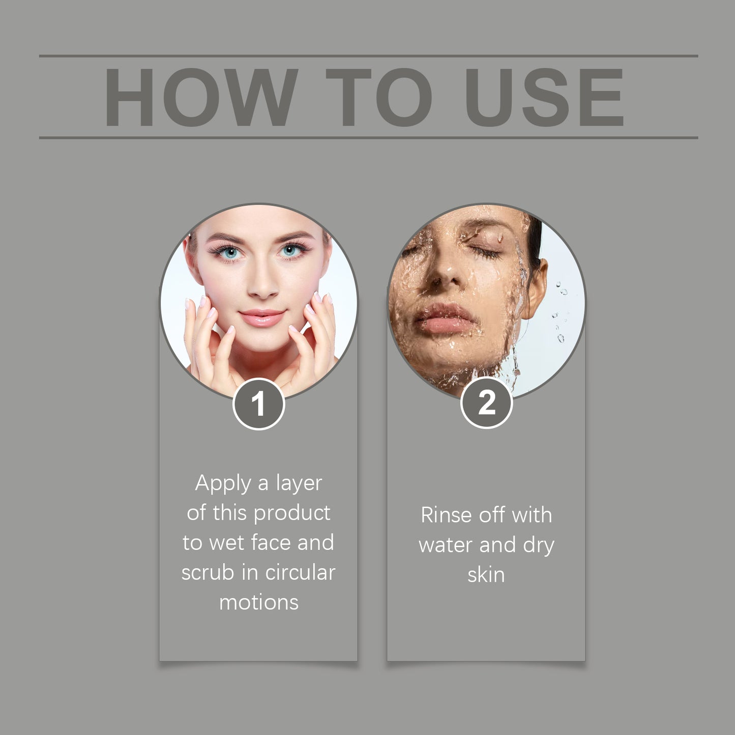 Exfoliating Facial Scrub with Walnut Shell Powder - Deep Pore Cleansing