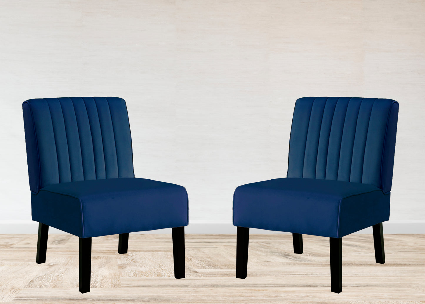 Reese Mid Century Modern Accent Chairs Set Of 2 With Minimalist