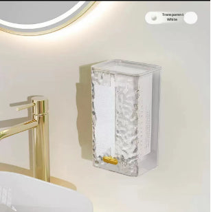 Transparent Tissue Box Holder - Simple, Durable, One-Pack