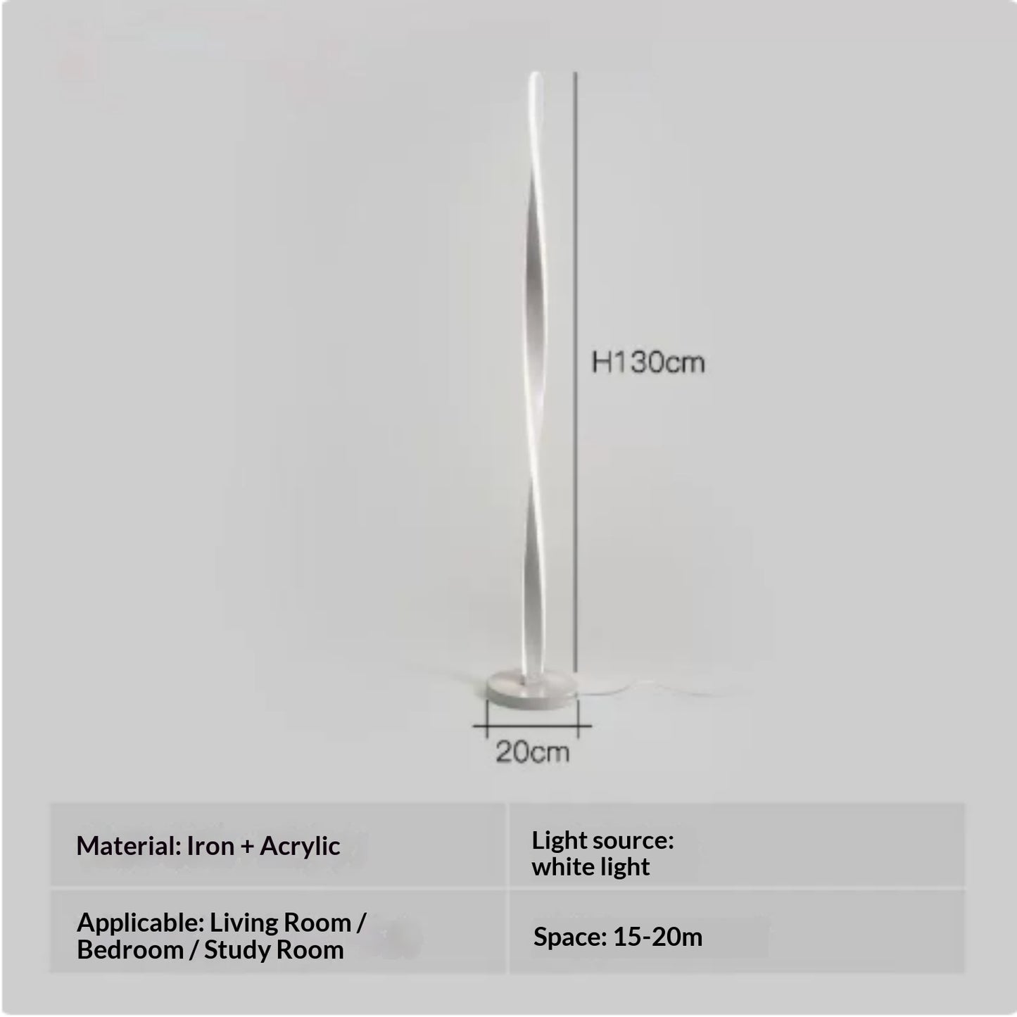 Modern Floor Lamp - Minimalist Bedside & Living Room Lighting