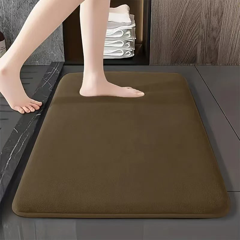 Non-slip Water-Absorbing Bathroom Floor Mat - Quick-Drying Door Rug