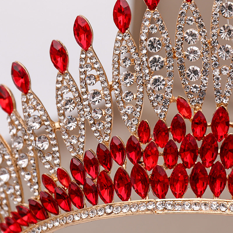 Women's Alloy Crystal Crown Headwear - Elegant Hair Accessory for Special Occasions