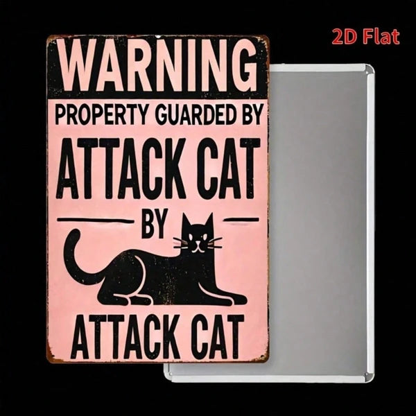 Metal Tin Wall Decoration Sign - 20cm Square