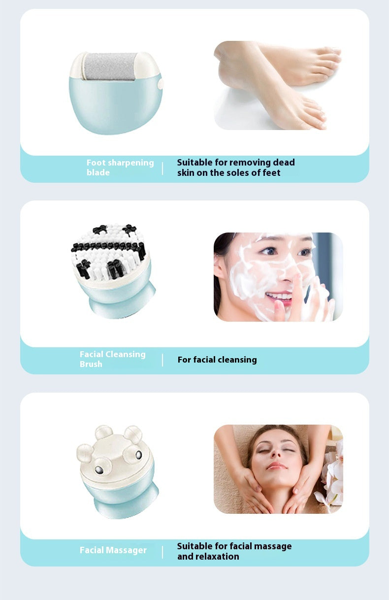 5-in-1 Electric Lady Shaver & Hair Remover – IPX4 Washable