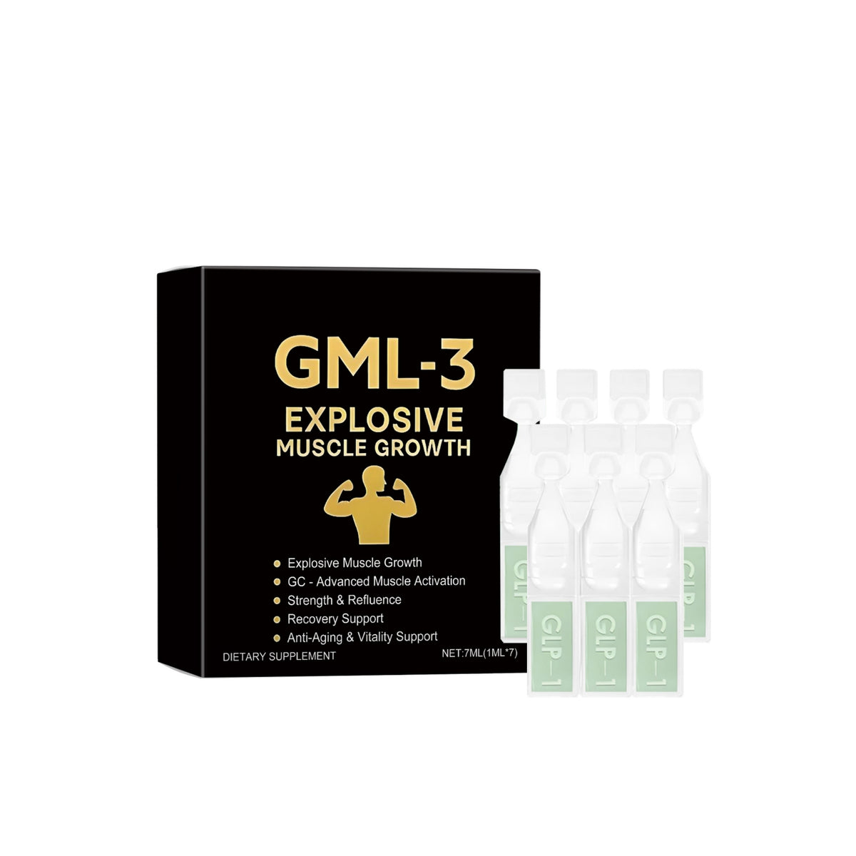 Nutrition Drops with Rhodiola, Theanine & Ginseng - 1ml x 7
