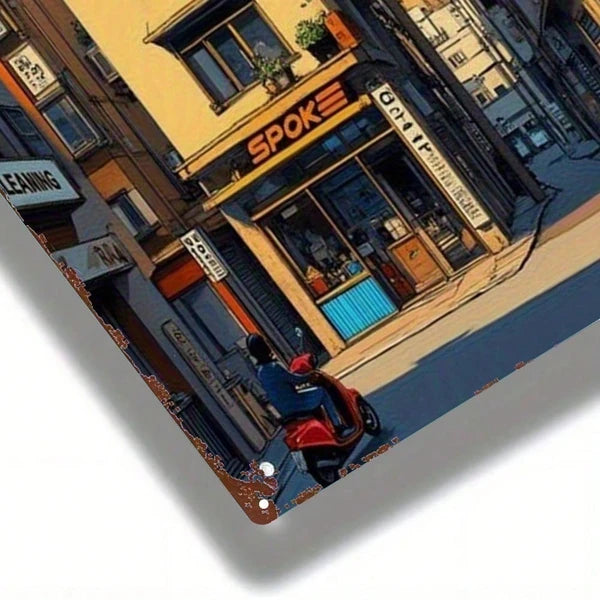 Metal Tin Sign Wall Decoration - 20 cm x 20 cm