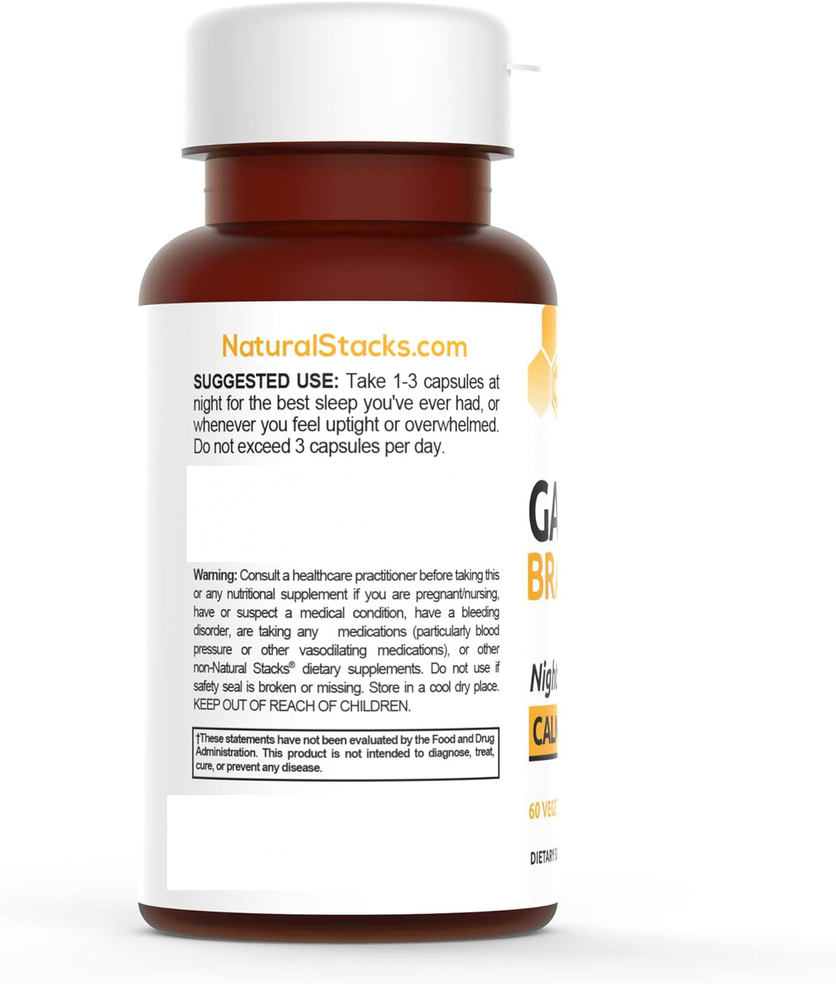 GABA Supplement 60 Vegetarian Capsules