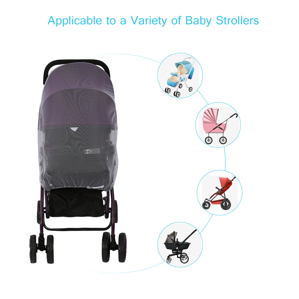 Lovely Baby Stroller Pushchair Mosquito Insect Net Safe Mesh Pram