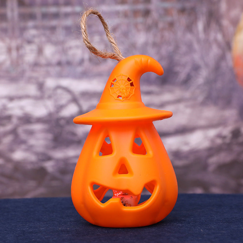Halloween Pumpkin Shape Night Light - Decorative Scene Lamp for Haunted Houses