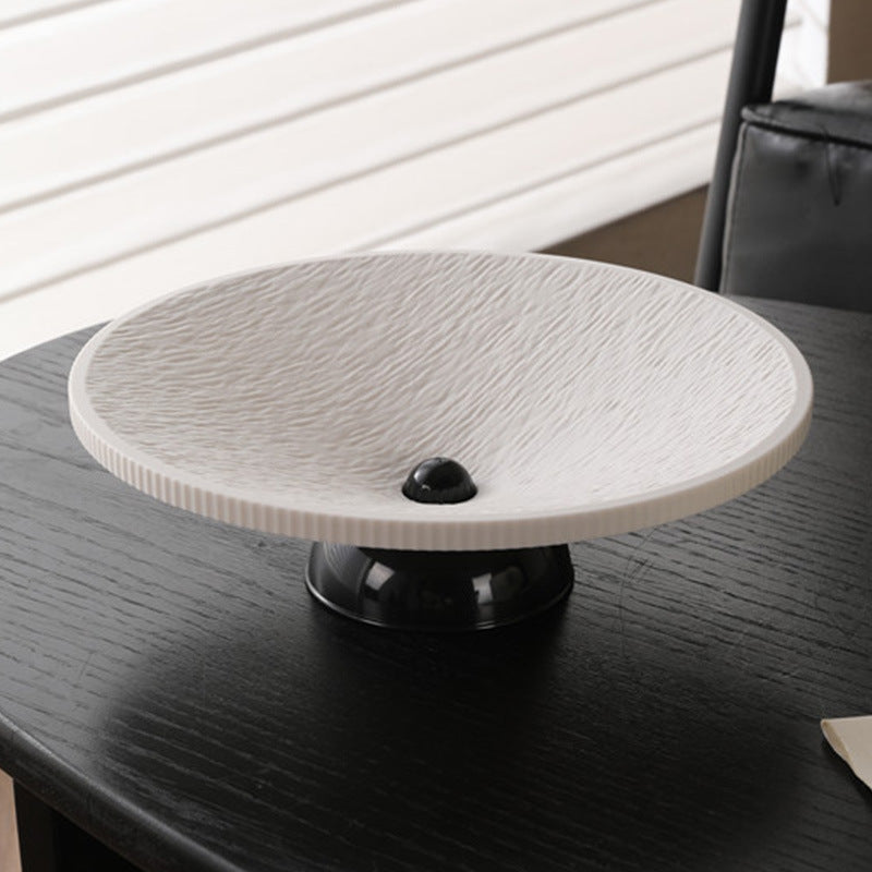 Minimalist Dried Fruit Serving Tray - Light Luxury Vintage Plastic Dinnerware