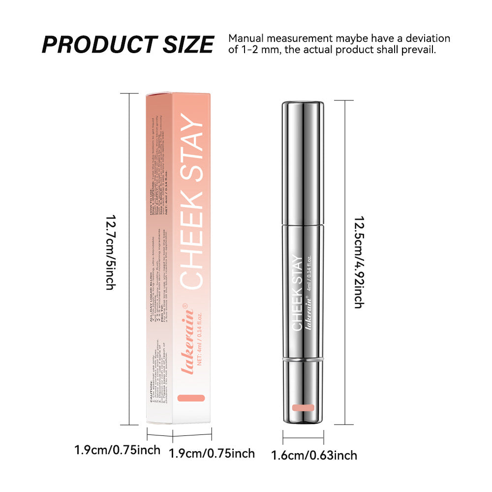 Multifunctional Liquid Blush Stick Set - 6 Color Variations for Natural Glow