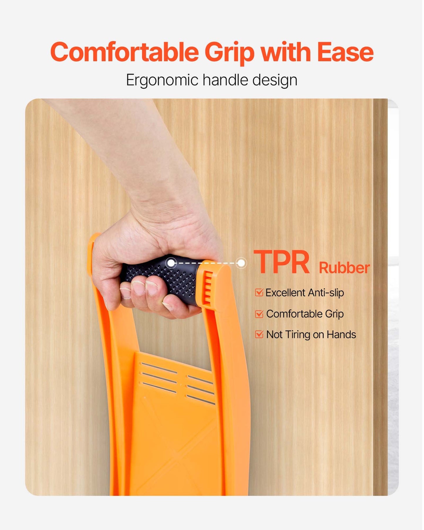 Drywall Carrier Handles 2 Pack - Supports Up to 176 Lbs with Anti-Slip Base