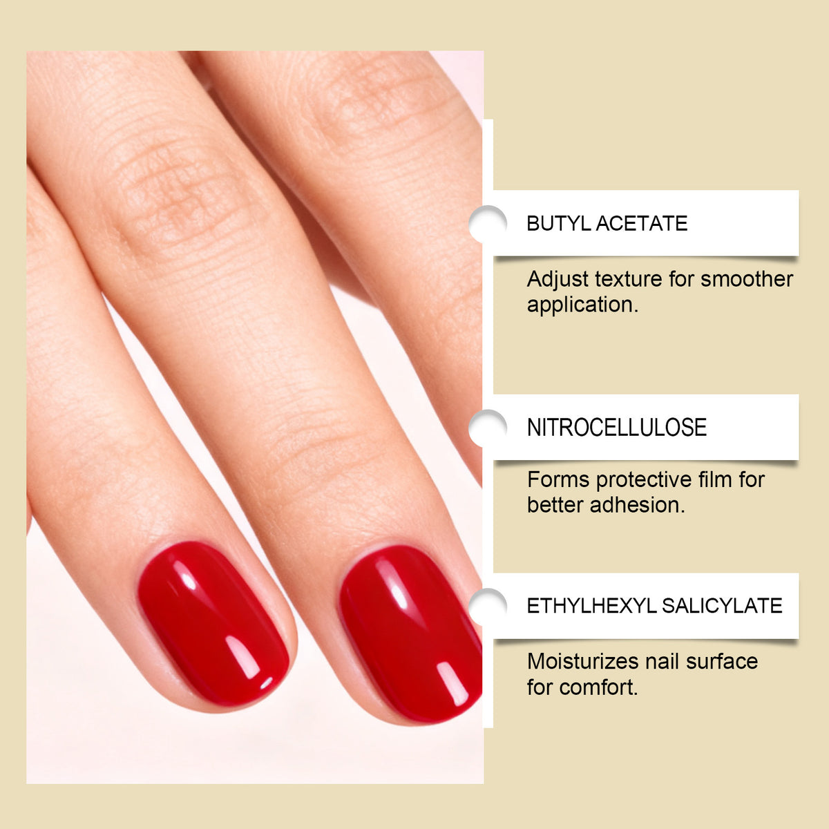 Glossy Nail Top Coat Polish - 10ml High-Shine Finish