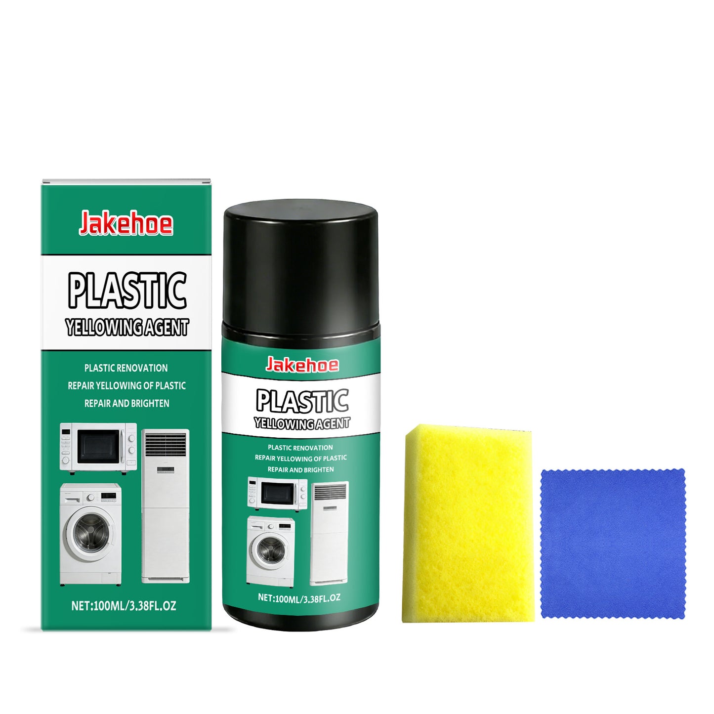 Yellow Stain Remover for Appliances, Car Headlights & Toilets - 100ml