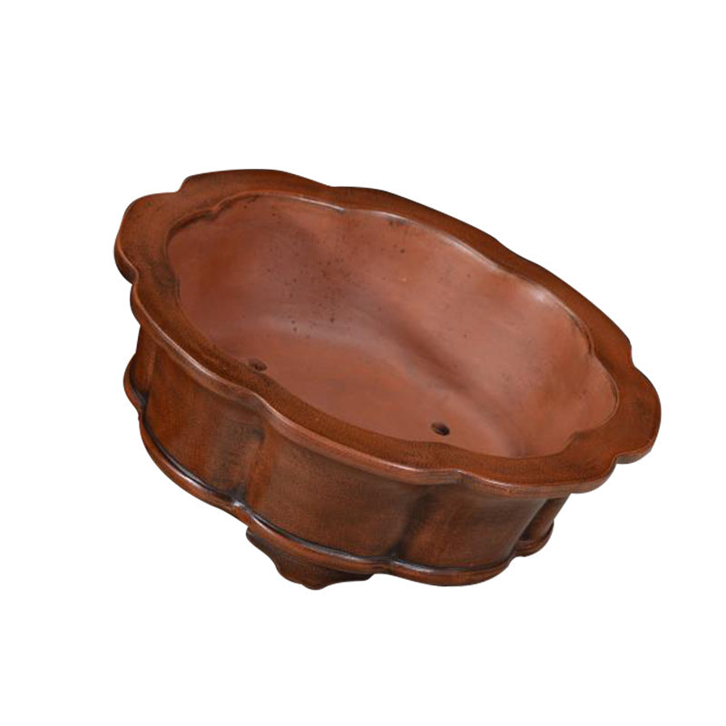 Handmade Purple Sand Flowerpot for Home Garden Indoor Outdoor Decor