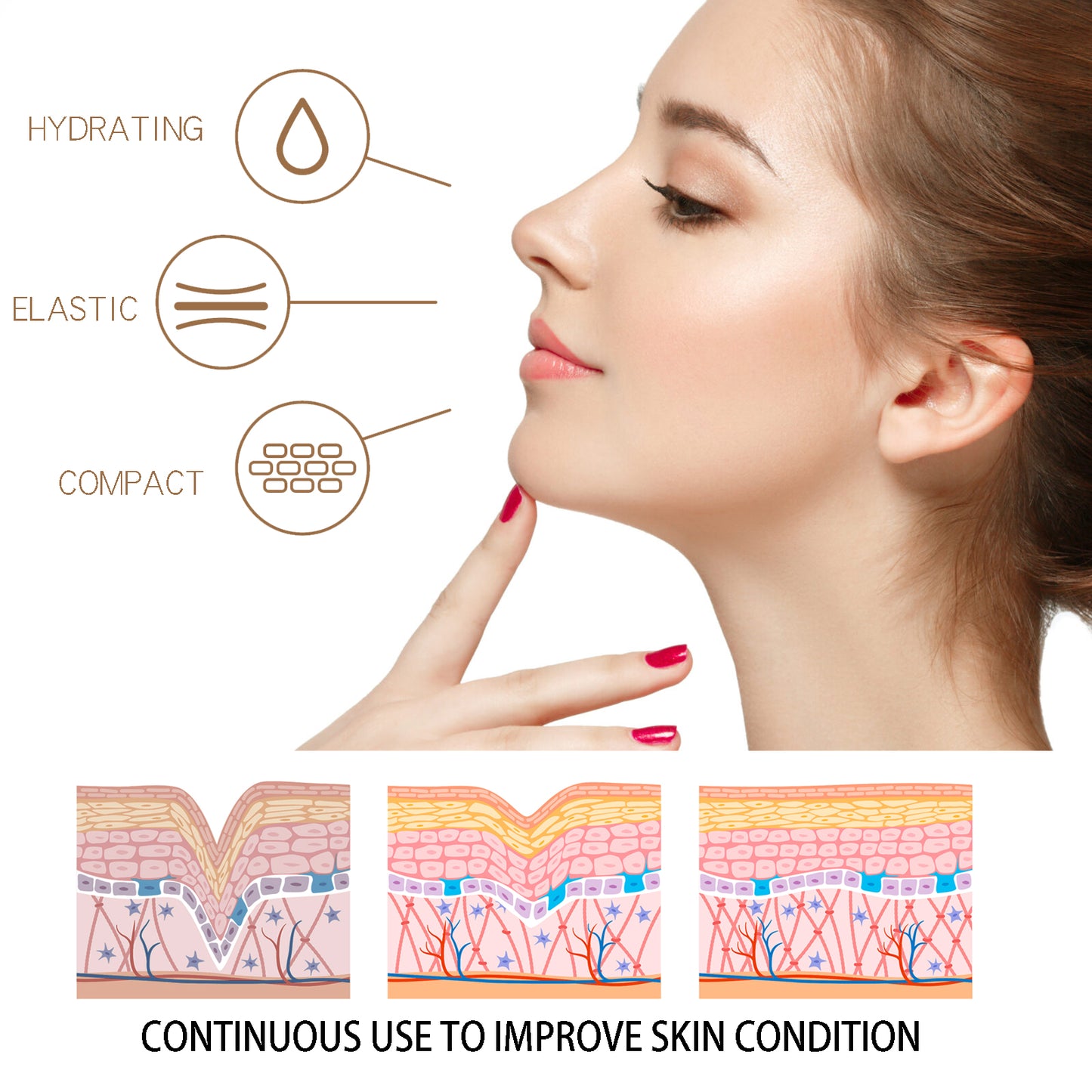 Anti-Aging Face Cream with Niacinamide & Peptides - Hydrating & Firming