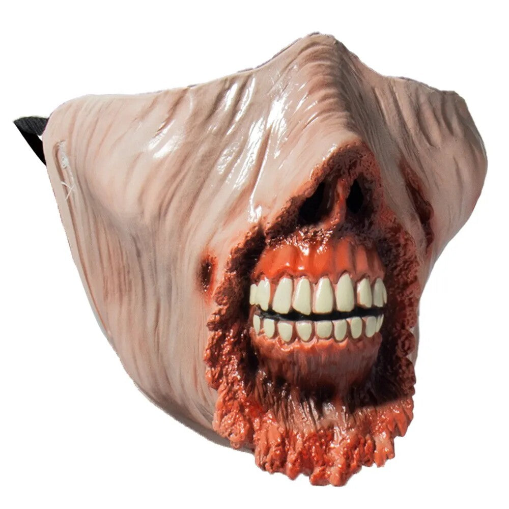 Halloween Rotten Face Latex Mask - Spooky Party Face Covering