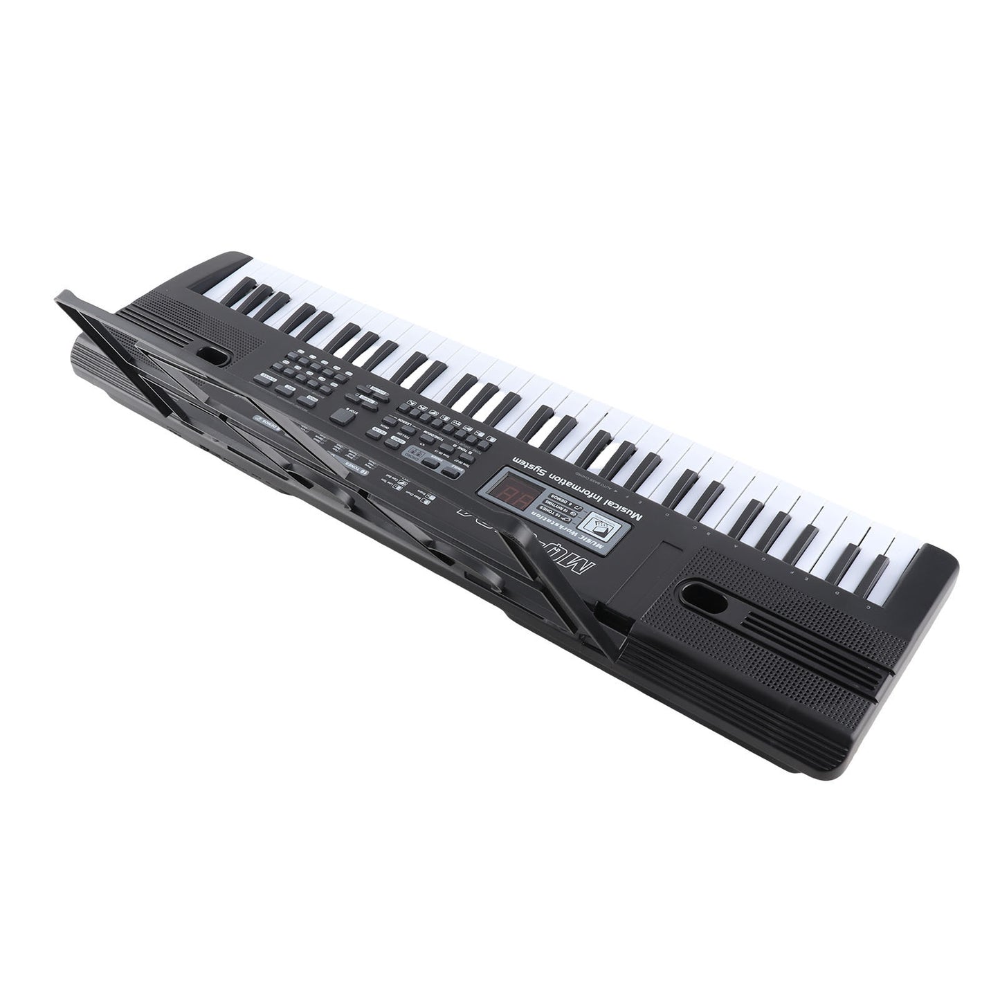 61-Key Portable Electronic Keyboard with Microphone for Kids