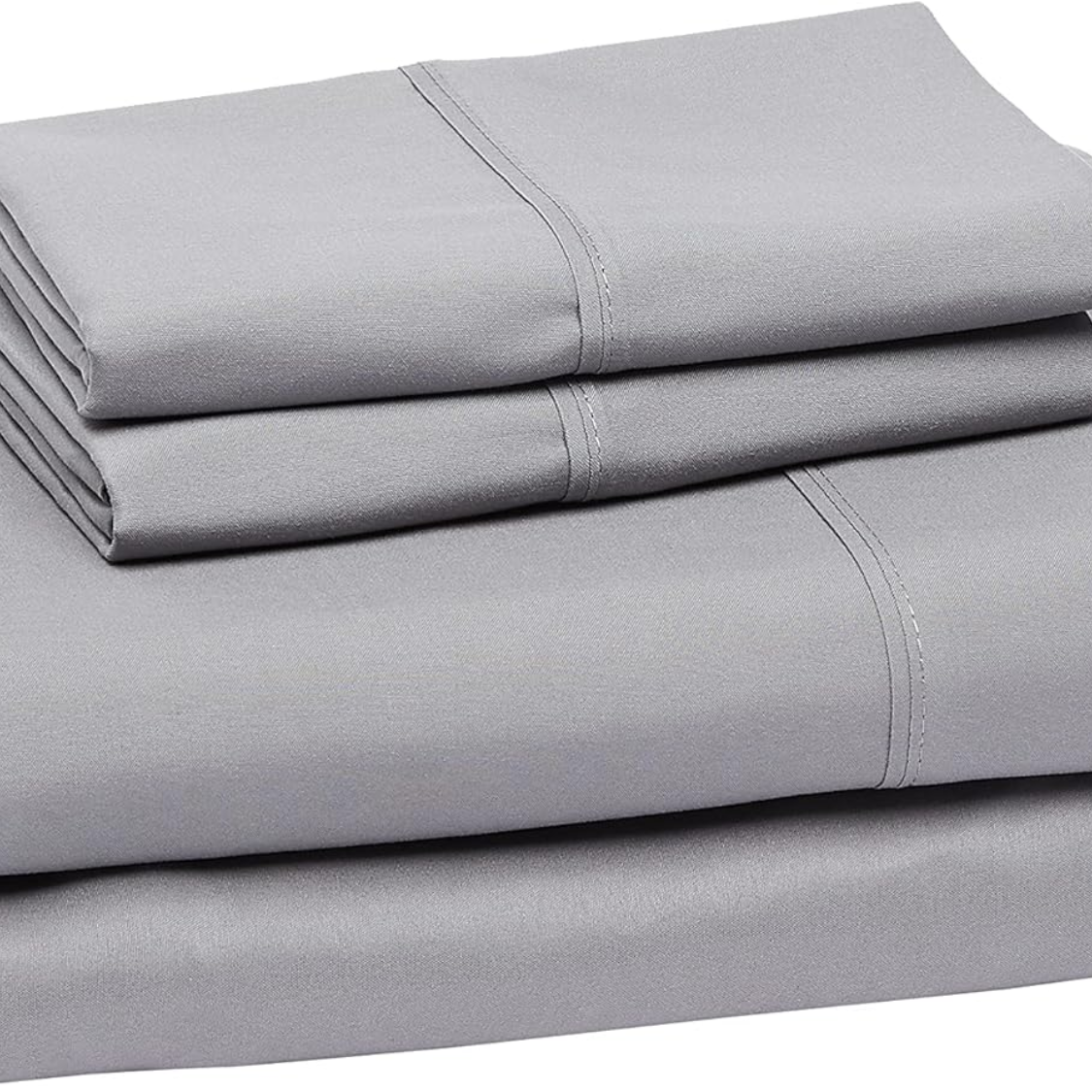 Luxury Microfiber Bed Sheet Set - 4 Piece, Full, Dark Gray