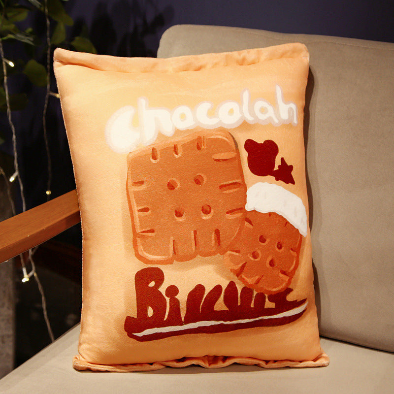 Cartoon Fruit Snack Throw Pillow - Double-Sided Print 33x45CM Home Decor