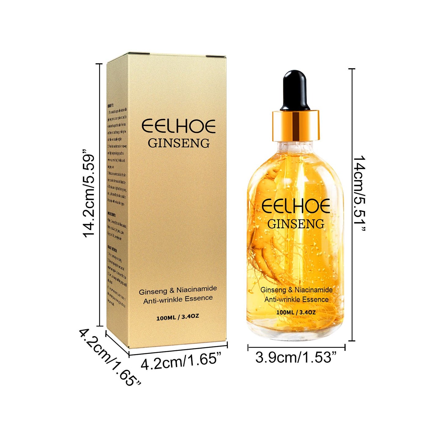 Ginseng Face Serum for Anti-Aging, Firming & Deep Moisturizing