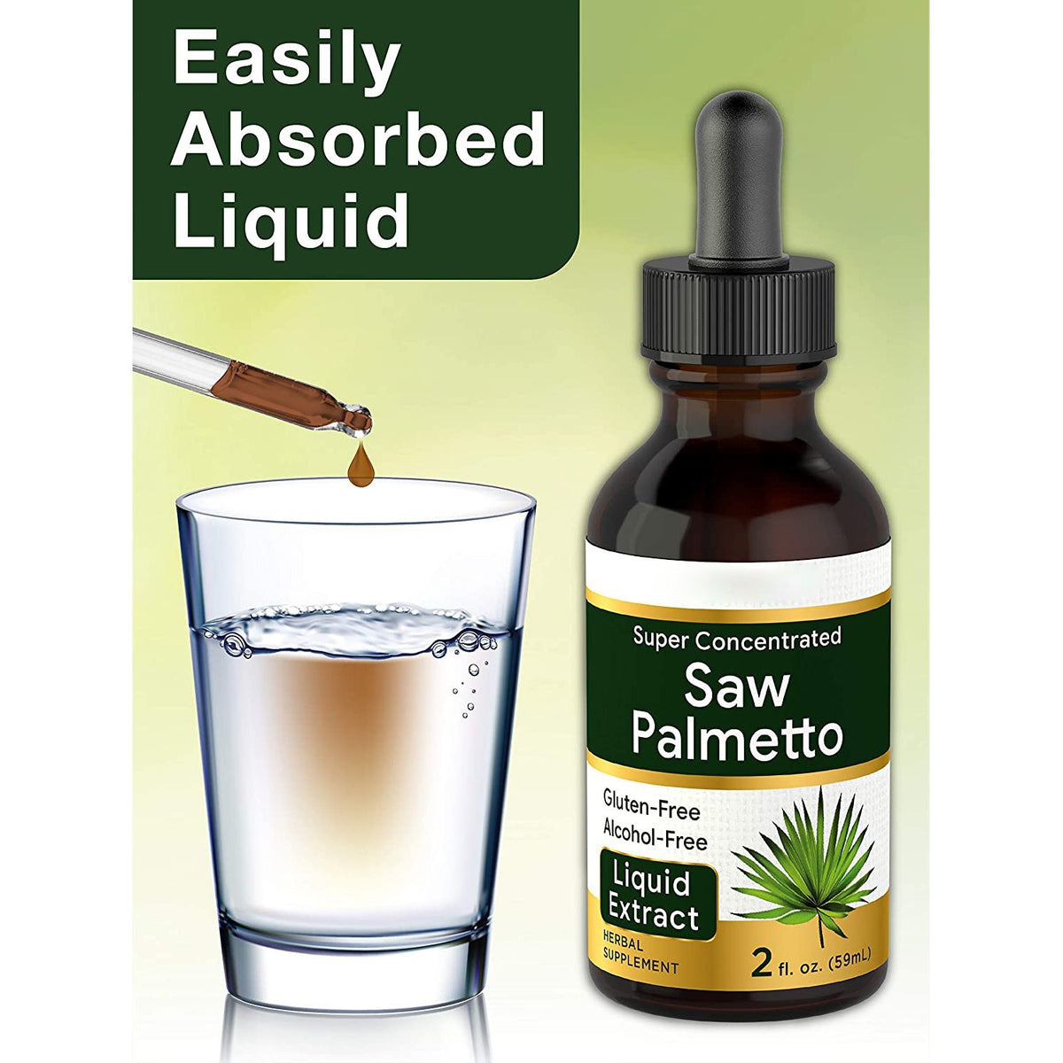 Saw Palmetto Electrolyte Drops - Bottled