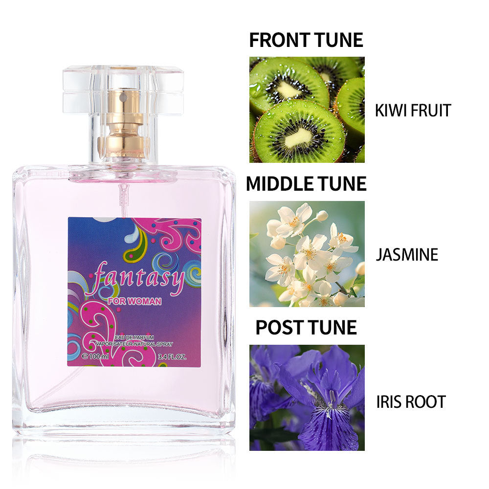 Women's Fruity Perfume 100ml - Long-Lasting Fresh Fragrance Spray