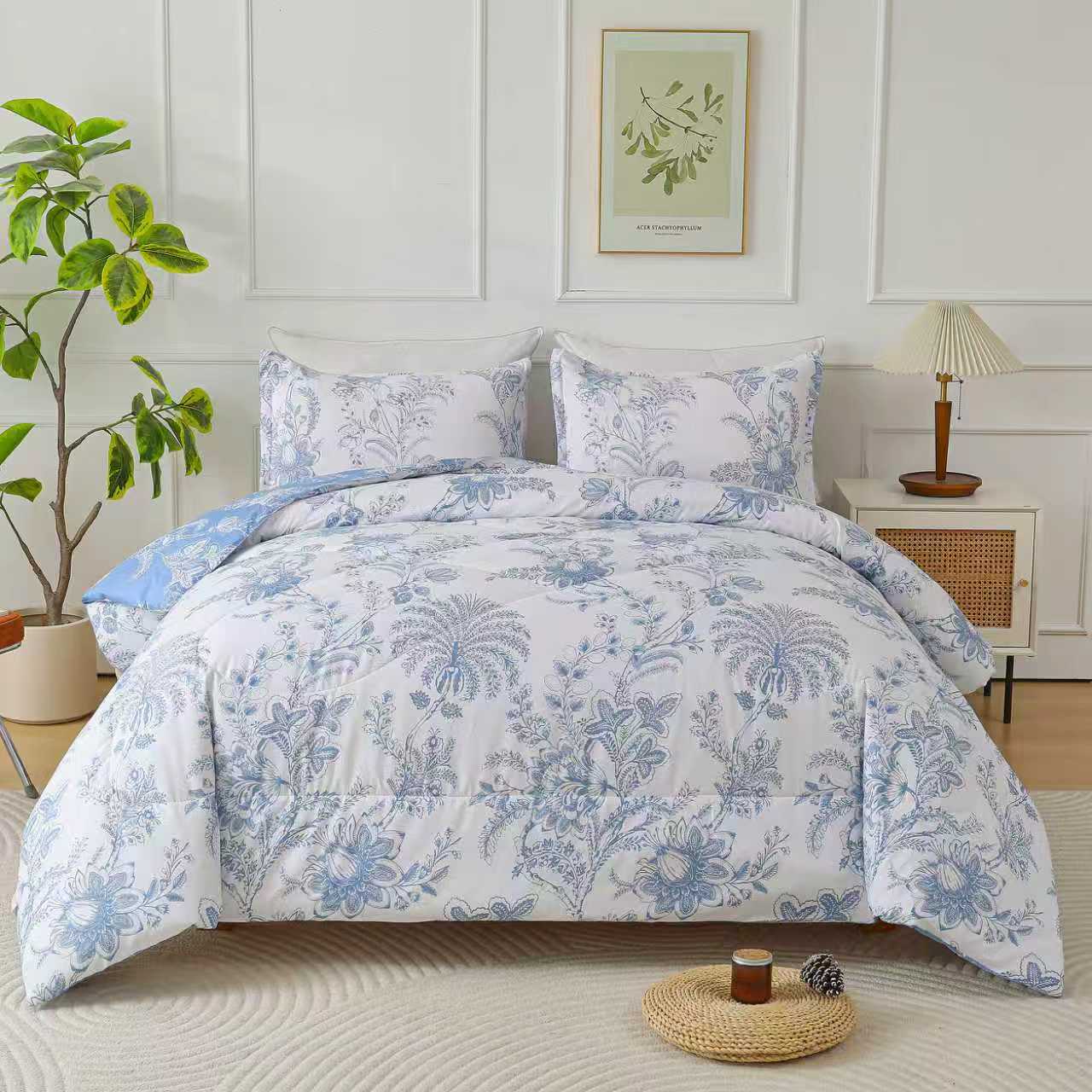 Comforter Set with Pillowcases - Multiple Sizes Available