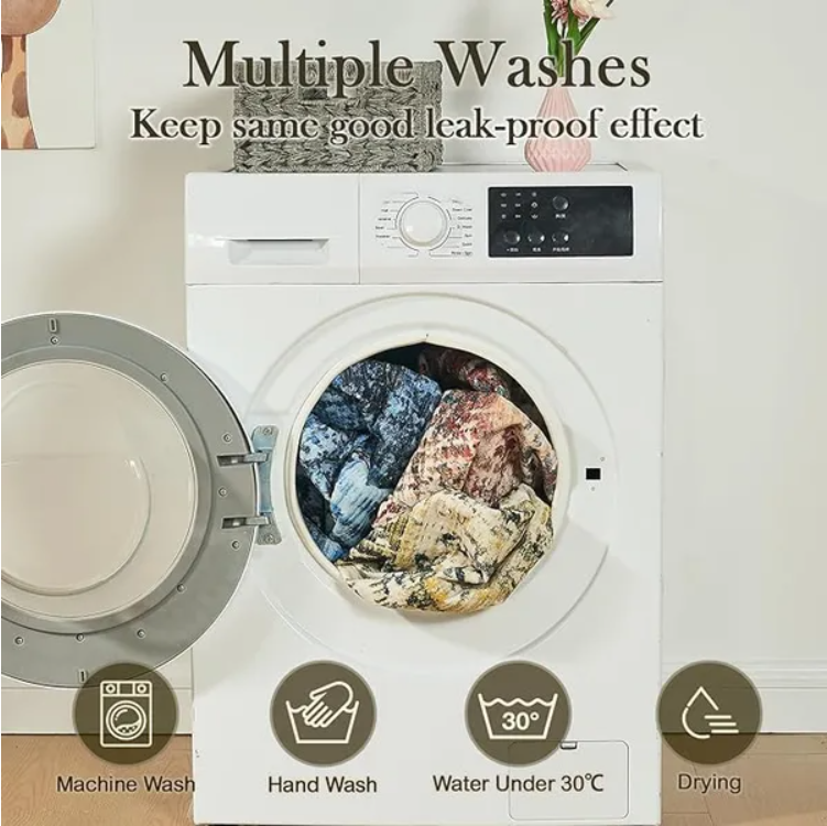 Reusable Washable Dog Pee Pads 36x41 Leakproof Non-Slip Pet Training Mat 2 Pack