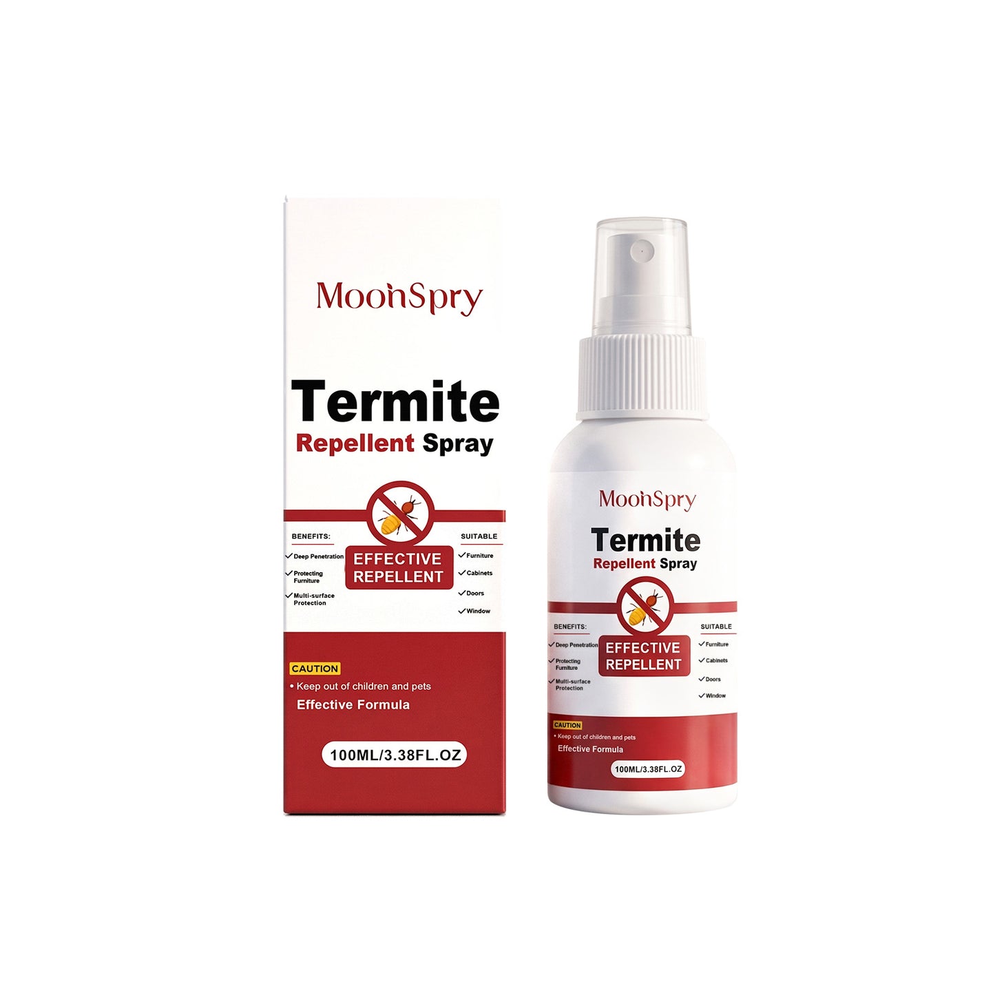 Termite Repellent Spray 100ml Natural Insect & Pest Control for Home Garden