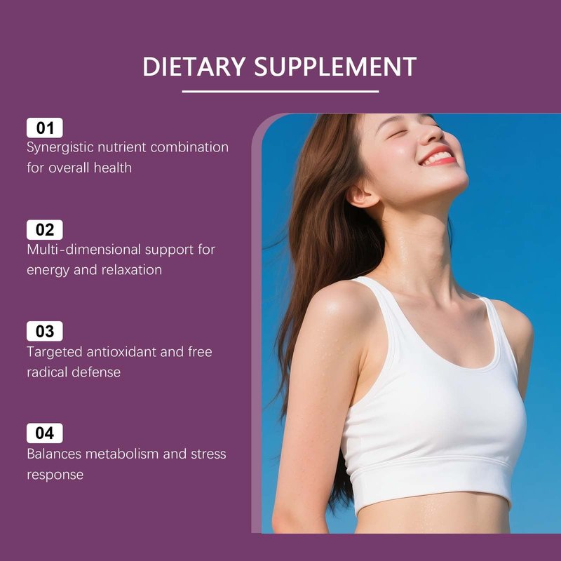 Energy & Wellness Vitamin Capsules - 30 Count