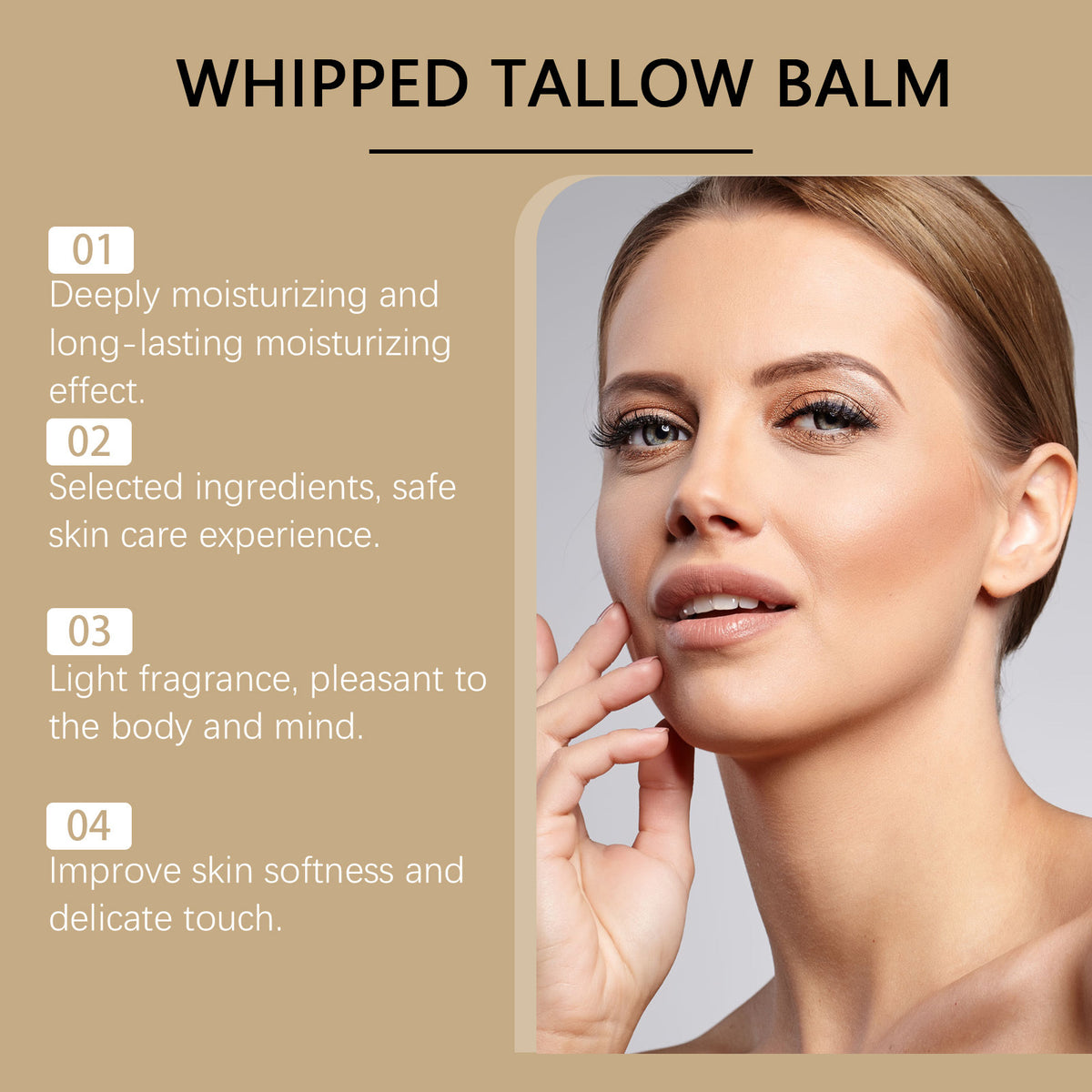 Multifunctional Beef Fat Cream Moisturizer - Nourishing & Hydrating Body Care