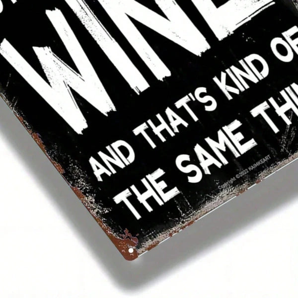 Metal Tin Wall Decoration Sign - 20cm x 20cm