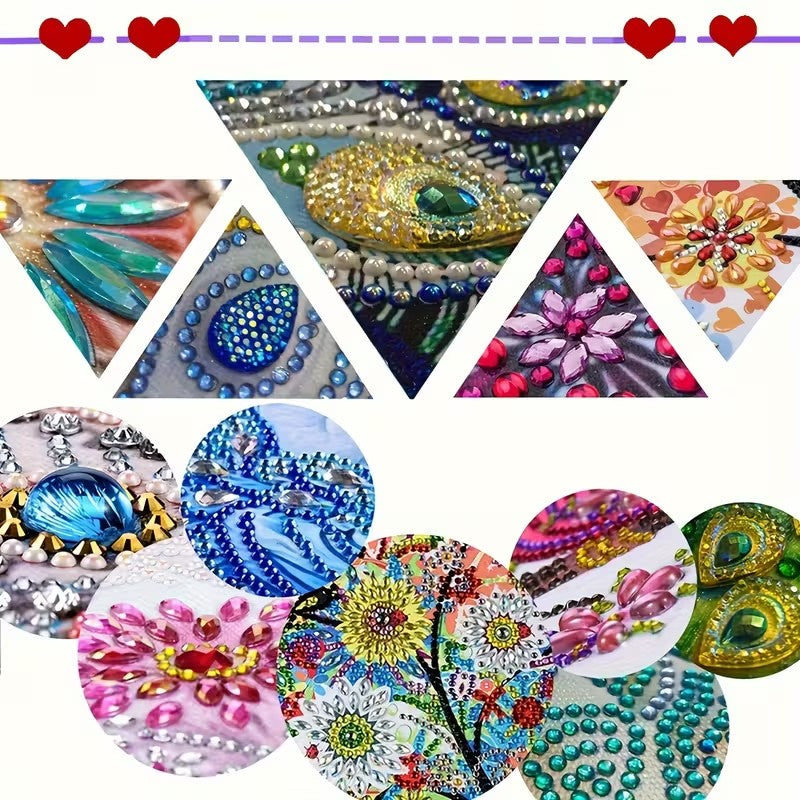 DIY Diamond Painting Card Kit for Celebrations - 6 Pack