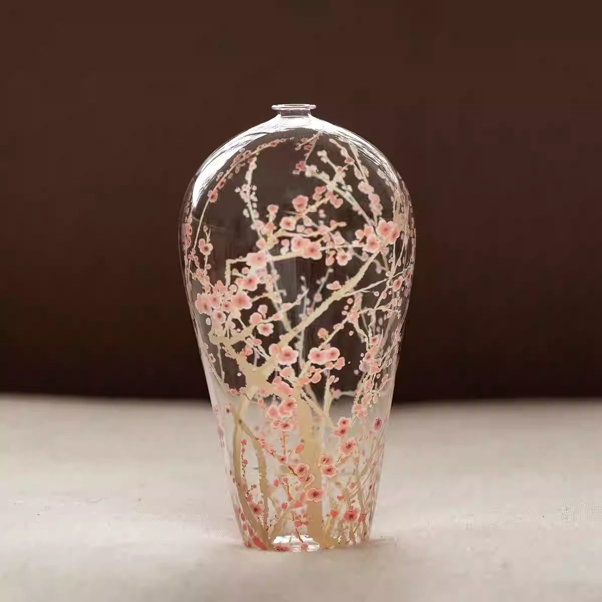 Wall-Mounted Dried Flower Vase - Chinese-Style Hydroponic Flower Arrangement