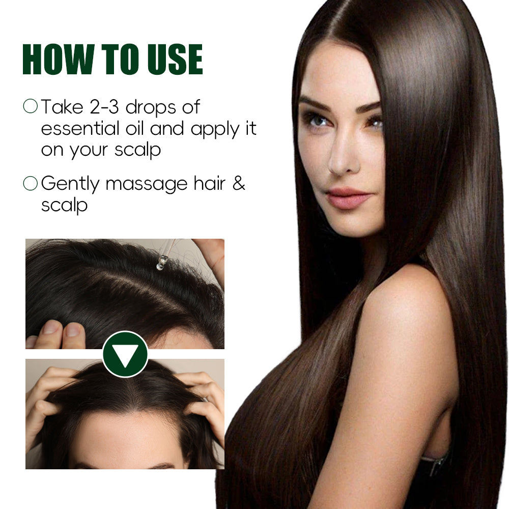 Tea Tree Hair Oil - Natural Hair Care Essential Oil for Scalp & Damage Repair